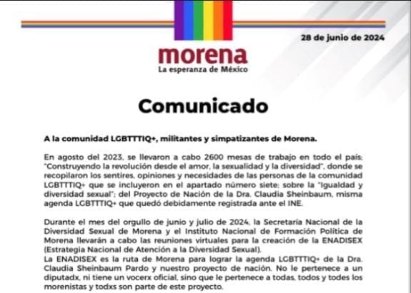 nxnoticias.com-comunidad-lgbtttiq-es-parte-del-proyecto-de-nacion-de-sheinbaum-morena