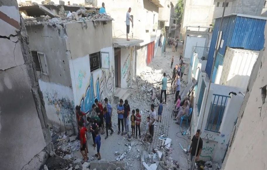 nxnoticias.com-ataque-israeli-contra-escuela-en-gaza-deja-al-menos-16-muertos