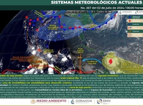 nxnoticias.com-mantienen-vigilancia-sobre-huracan-beryl-otros-sistemas-tambien-provocaran-lluvias-en-el-pais