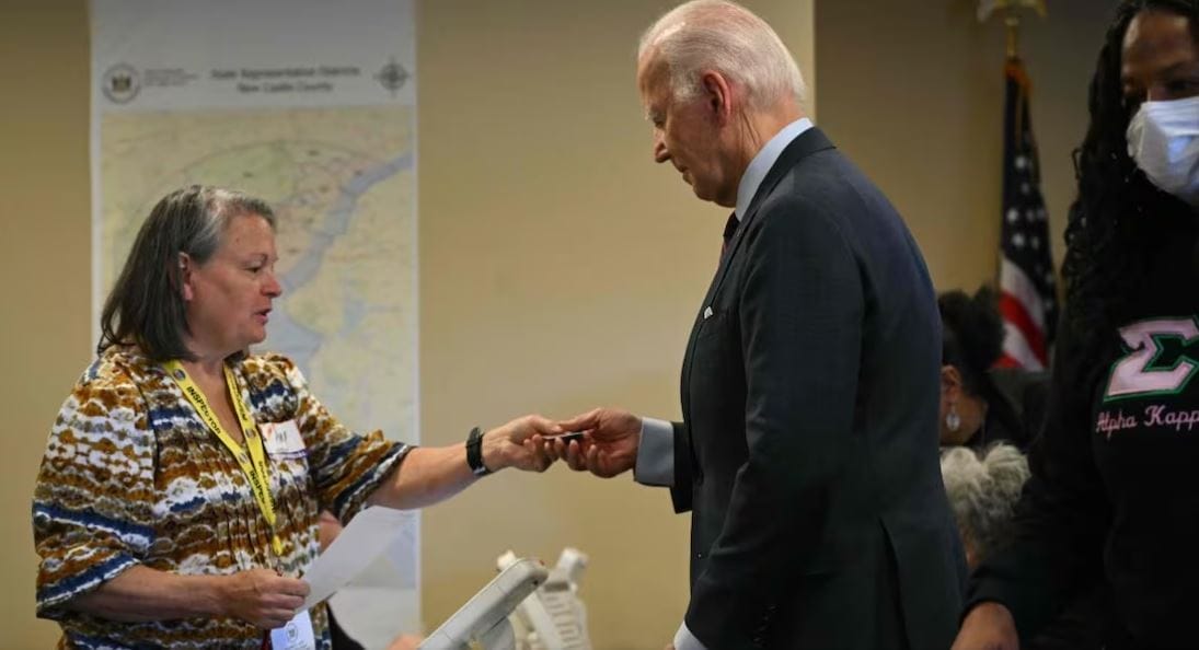 nxnoticias.com-joe-biden-acude-a-votar-de-forma-anticipada-en-delaware