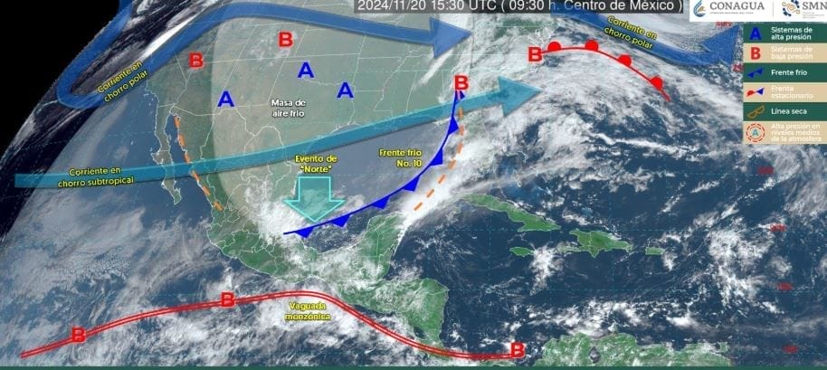 nxnoticias.com-smn-preve-descenso-de-temperatura-y-lluvia-en-17-estados-de-la-republica