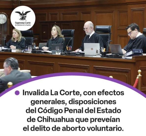 nxnoticias.com-suprema-corte-despenaliza-aborto-en-chihuahua