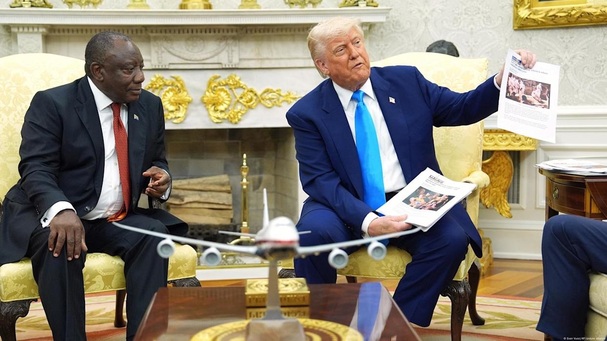 nxnoticias.com-tensa-reunion-entre-trump-y-ramaphosa-por-acusaciones-de-genocidio-blanco